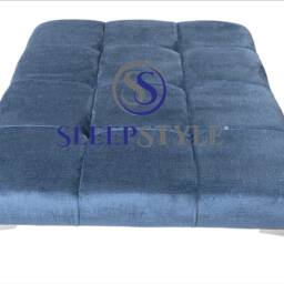 Handmade Large Cube Upholstered Footstool - Coffee Table Available in Various Colors & Fabrics - thumbnail 3