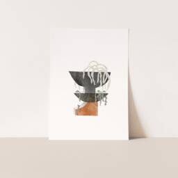 Art Print Of Potted Plant, Modern Minimalist Wall Decor, Housewarming Gift For Interior, Framing, Surrealistic Flower - thumbnail 2