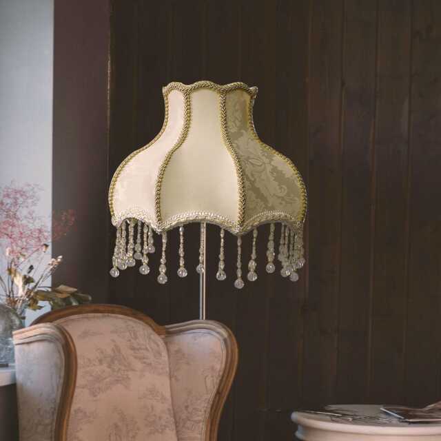 Fringes Victorian Lampshade, Home Decor, Luxury Ceiling Pendent Tassel Lampshade For Floor/Table Lighting, Housewarming Gift - image 1