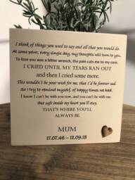 Memorial Mum Mam Mom Mummy Flower/Plant Pot Personalised Bereavement in Memory Of A Loved One ~ Mother Dad Nana Grandad Aunt Or Any Name - thumbnail 1