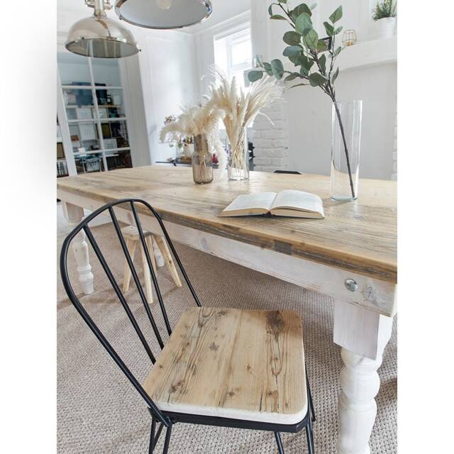 Hairpin Dining Chair Made With Reclaimed Wood - Available in A Range Of Finishes - image 1