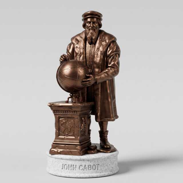 John Cabot Explorer Historical Collectible Statue