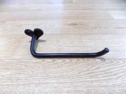 Toilet Roll Holderwrought Iron - Forge Steel Hand Crafted + Free Fitting Kit