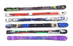 Recycled Snow Ski Coat Rack With Wooden Pegs - Customizable