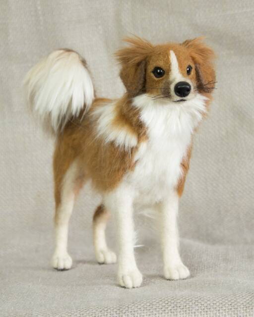 Made To Order Needle Felted Dog Custom Needle Felted Animal Sculpture - image 1