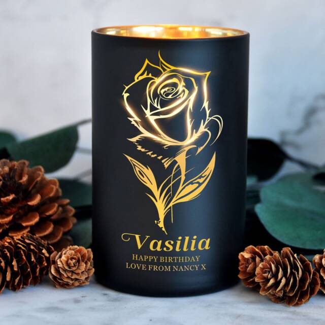 Personalized Candle Orange Blossom Jasmine Amber Scented Candles Coconut Wax For Birthday Anniversary Valentine's Day Present Gift - image 1