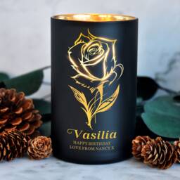 Personalized Candle Orange Blossom Jasmine Amber Scented Candles Coconut Wax For Birthday Anniversary Valentine's Day Present Gift - thumbnail 1