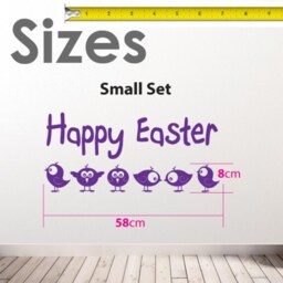 Easter Eggs Wall Stickers Kids Nursery Play Room Home Art Decoration Children Decals Removable Handmade School Bedrooms Bright Vc-A149 - thumbnail 3