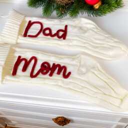 2025 Custom Knitted Christmas Stockings With Names. These Warm Socks Are Holiday Decorations & The Perfect Gift For Your Family - thumbnail 2