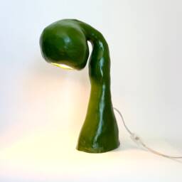 Hestian Light Series By Studio Chora, Table Lamp, Green Lacquer, Made-To-Order - thumbnail 3