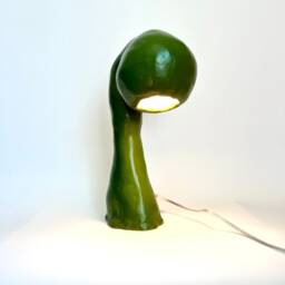 Hestian Light Series By Studio Chora, Table Lamp, Green Lacquer, Made-To-Order - thumbnail 2