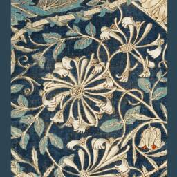 William Morris Honeysuckle Print Vintage Exhibition Poster - thumbnail 3