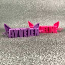 Personalised Cat Pen Pot - 3D Printed Teacher Gift, Desk Organizer - thumbnail 2