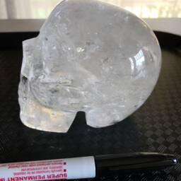 Clear Quartz Crystal Skull - thumbnail 4