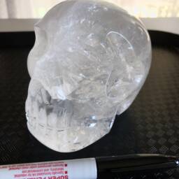 Clear Quartz Crystal Skull - thumbnail 3