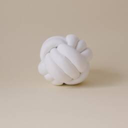 Neutral Home Decor Knot Pillow Ball Throw Pillows - thumbnail 2