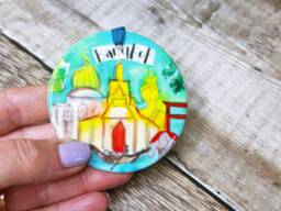 Bangkok Little Landmarks Ceramic Hanging Decoration Christmas Keepsake - thumbnail 1