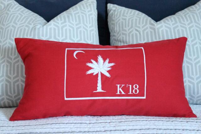 The Citadel College Big Red Pillow Cover - Gift Personalized Graduation Alumni Charleston, Sc - image 1