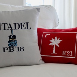 The Citadel College Big Red Pillow Cover - Gift Personalized Graduation Alumni Charleston, Sc - thumbnail 3
