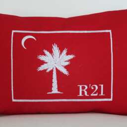 The Citadel College Big Red Pillow Cover - Gift Personalized Graduation Alumni Charleston, Sc - thumbnail 2