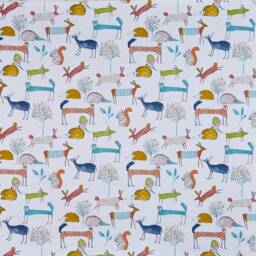 Curtain With Woodland Animals, Custom Length 140 cm-310 cm - thumbnail 2
