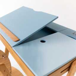 Adjustable Kids Desk - Schreibtisch F??r Kinder Toddler Childrens School Table Kinderschreibtisch Schulbank - thumbnail 3