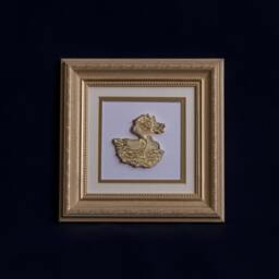 Duckling Art Painting Yellow Baby Picture Frame - thumbnail 3