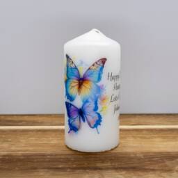 Personalised Birthday Candle Butterfly Mum Gran Auntie Friend - thumbnail 3