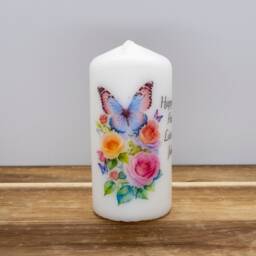 Personalised Birthday Candle Butterfly Mum Gran Auntie Friend - thumbnail 4
