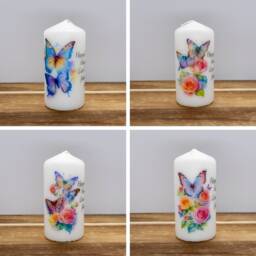 Personalised Birthday Candle Butterfly Mum Gran Auntie Friend - thumbnail 2