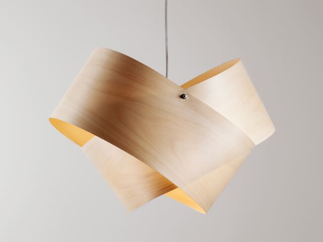 Scandinavian Wood Pendant Light Modern Home Decor Blume Stativ Handcrafted Ceiling Fixture - image 1