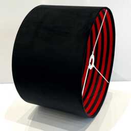 New Handmade By Order Luxury Black Velvet & Red Double Side Combination Lamp Shade Pendant Light - thumbnail 2