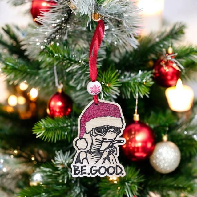 E.t Be Good Wooden Christmas Decoration - image 1