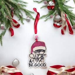 E.t Be Good Wooden Christmas Decoration - thumbnail 2