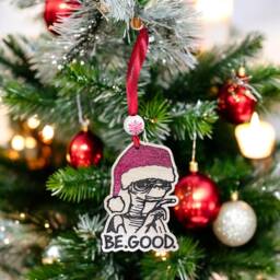 E.t Be Good Wooden Christmas Decoration