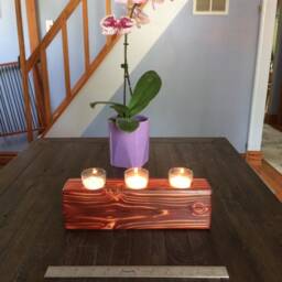 Wood Candleholder - thumbnail 4