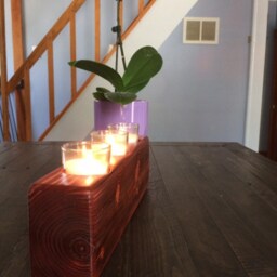 Wood Candleholder - thumbnail 3