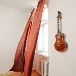 Linen Curtain Panels - Set Of 2 Handmade Semi-Sheer Rod Pocket Curtains - thumbnail 3