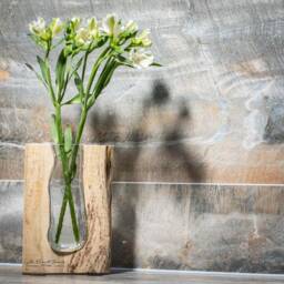 Personalised Tanoak Wooden Vase - Mother's Day Gifts For Her Anniversary Wedding Birthday Mr & Mrs Housewarming Him - thumbnail 3