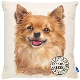Personalised Chihuahua Cushion Cover Dog Throw Pillow Custom Dogs Bed Decor New Puppy Pooch Birthday Gift Ekdc12 - thumbnail 2