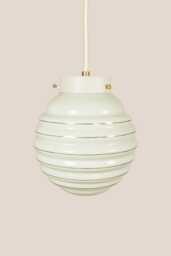 Neja Vintage Pendant Light Mcm Hanging Handcrafted Glass Lamp Retro Ceiling Fixture Yugoslavia Gold Brass