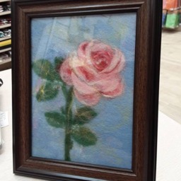 "Wool Picture ""Rose" - thumbnail 3