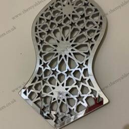 Mirror Finish Nalain Pak Wall Art - Modern Islamic Decor - thumbnail 3
