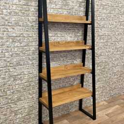 Trapezium Frame Ladder Style Shelving Unit/Bookcase - thumbnail 4