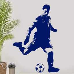 Ronaldo Celebration Wall Decal Portugal Soccer Art - H91xw60cm - thumbnail 2