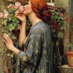 Photo Art Print With Passe-Partout The Soul Of The Rose By John William Waterhouse 24x18 cm - thumbnail 2
