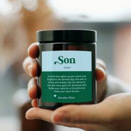 18Th 21st 30Th Birthday Gift For Son From Mum & Dad - Thinking Of You Missing Personalized Candle - thumbnail 2