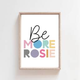 3 Girls Bedroom Prints, Nursery Wall Art, Rainbow Positive Quotes, Inspirational Prints - thumbnail 4