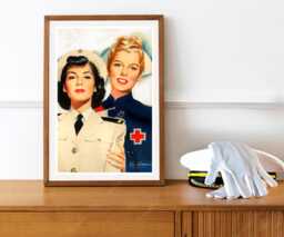 Reprint Of A Vintage Ww2 Us Nursing Recruiting Poster - thumbnail 1
