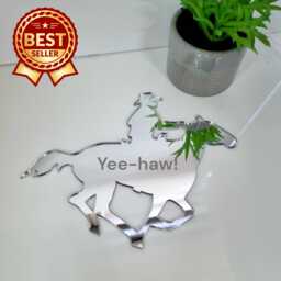 Personalized Acrylic Mirror Wall Art Custom Engraved Decor